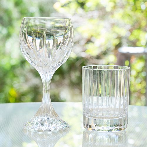 4368488: Baccarat Wine Glass and Low Ball C8GAF