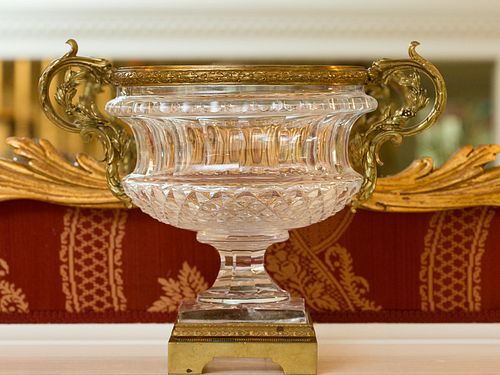 4368557: Crystal and Gilt-Bronze Neolassical Style Bowl,
 Late 19th/Early 20th C
C8GAJ