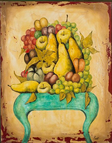 4420205: Panet, Still Life of Fruit, Acrylic on Canvas T8KBL