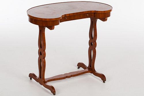 4436352: Louis XV Style Kingwood Marquetry and Parquetry
 Kidney-Shaped Writing Table T8KBJ
