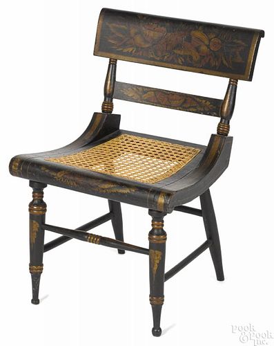 Maryland child's painted fancy chair, ca. 1835, 25 1/2'' h.