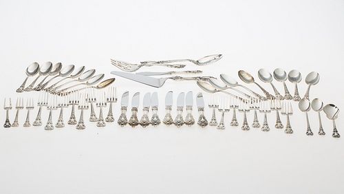 4269385: 50 Pieces of Lunt 'Eloquence' Sterling Silver Flatware and 11 Others E1REQ