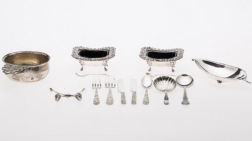 4269571: 12 Misc. Sterling Silver and Silverplate Articles,
 Including S. Kirk & Son and Jensen E1REQ