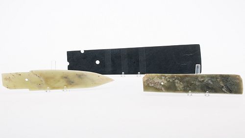 4269606: 3 Chinese Stone Blades E1REC