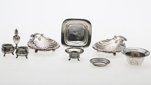 4269619: Group of 9 Miscellaneous Sterling Silver and Silverplate
 Articles, Including Gorham E1REQ