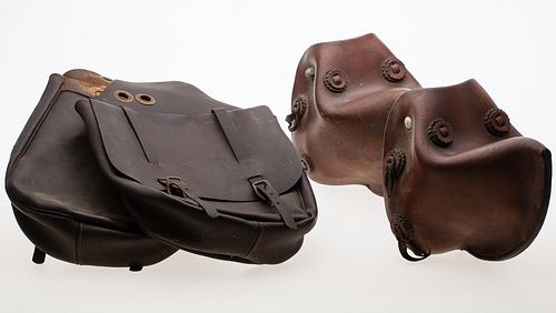 4058165: Leather Saddlebags and Stirrups E8RDJ