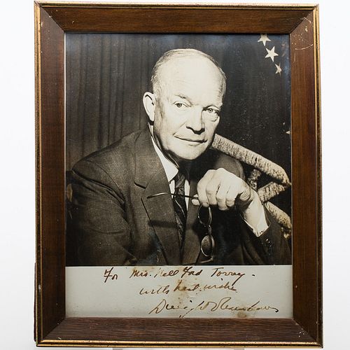4058148: Signed Photograph of Dwight Eisenhower E8RDN