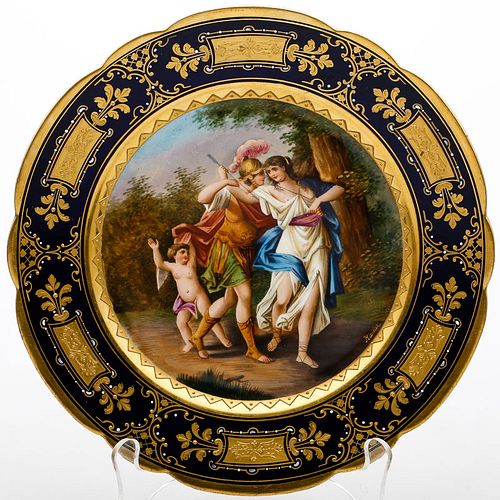 4058372: Royal Vienna Porcelain Cabinet Plate, Late 19th Century E7RDF