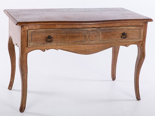4072373: Louis XV Provincial Walnut Writing Table, 18th Century E7RDJ