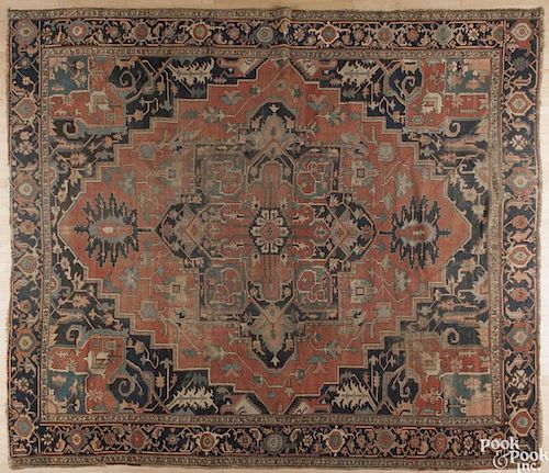 Serapi carpet, ca. 1900, 11'10'' x 10'3''.