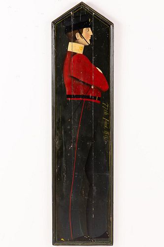 5394001: Painted Panel with Soldier in Profile EE7RDL