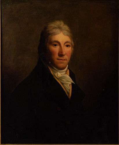 5394097: School of Sir Henry Raeburn (British, 1756-1823),
 Portrait of D. Graham, O/C, c. 1800 E7RDL