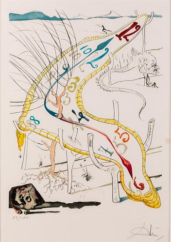 5394129: Salvador Dali (Spain, 1904-1989), Unbroken Time, Lithograph E7RDO
