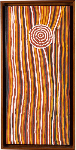 5394199: Billy Stockman Tjapaltjarri (Aboriginal Australian,
 1927-2015), Acrylic on Canvas E7RDL