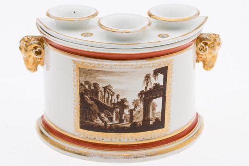 3984816: Derby Porcelain Bough Pot, 19th Century E6RDF