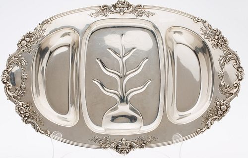 3984820: Reed & Barton 'Francis I' Sterling Silver Divided
 Meat Tray, 20th Century E6RDQ