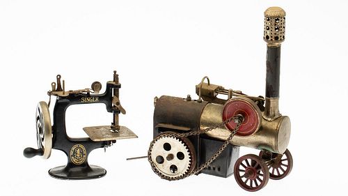5394378: Miniature Sewing Machine and Weeden Steam Engine EE7RDJ