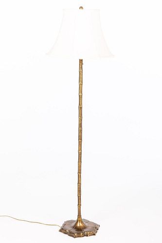 5394389: Faux Bamboo Metal Standing Lamp E7RDJ