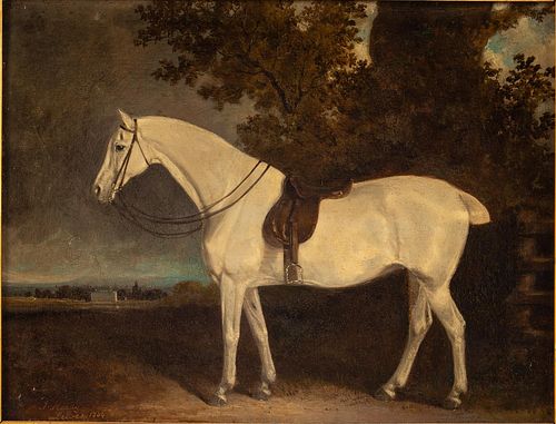5398560: J. Hardy Lewes (British School, 19th Century),
 Portrait of a Horse, 1834 E7RDL