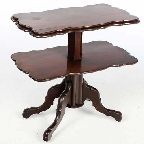 5409033: Victorian Rosewood Three-Tier Table, 19th Century E7RDJ