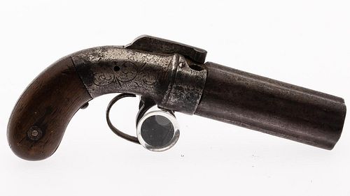 5409105: Manhattan Arms "Pepperbox" .30 Percussion Pistol, Mid-19th Century E7RDS