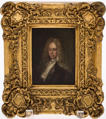 3985056: Portrait of a Gentleman, Oil on Panel, Probably 19th Century E6RDL