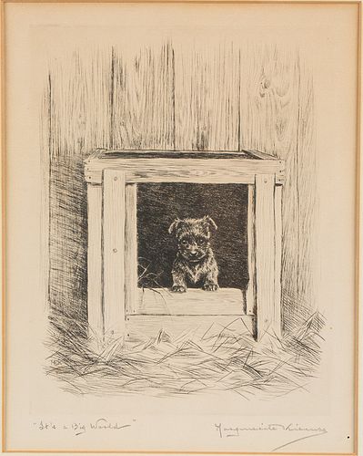 4002526: Marguerite Kirmse (American, 1885-1954), It's a Big World, Etching E6RDL