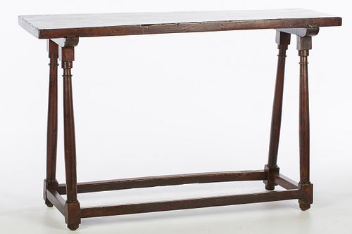 3863146: Continental Walnut Hall Table, 18th Century E4RDJ