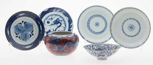 3863211: 6 Chinese Porcelain Articles E4RDC