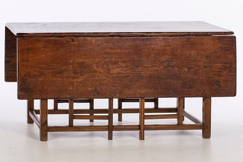 3863232: Eugene O'Neill Pine Gate Leg Table, 19th Century E4RDJ