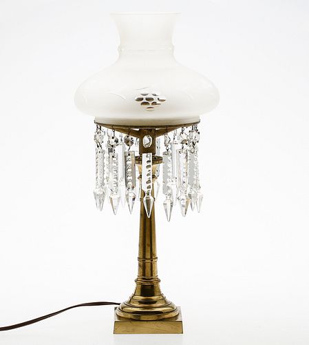 3863426: Brass Oil Lamp, Electrified E4RDJ