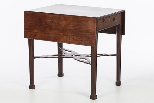 3876529: George III Mahogany Pembroke Table, 18th Century E4RDJ
