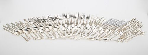 3753402: S. Kirk and Son 'Old Maryland' Sterling Silver 99 Piece Flatware Set E3RDQ