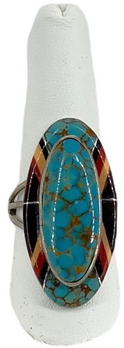 Beautiful Sterling Silver Southwestern Style Ring
