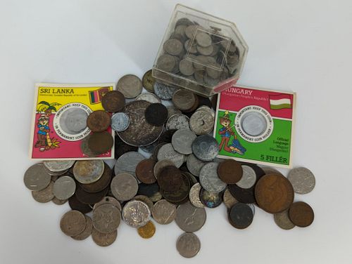 Lot of Assorted Foreign Coins