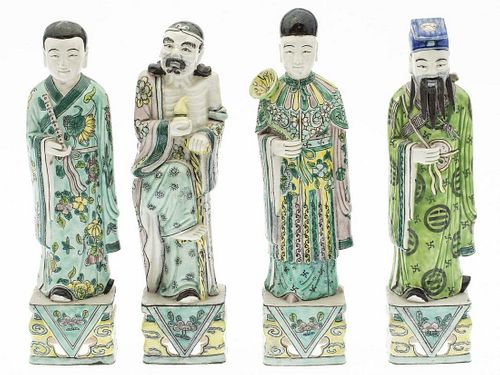 Group of 4 Chinese Porcelain Figurines