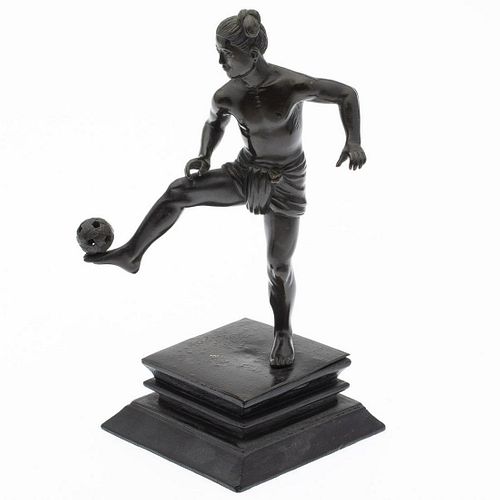 Unsigned, Figure with Ball, Bronze
