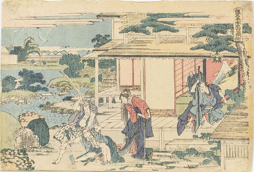 Katsushika Hokusai, Chushingura Act 7, c. 1806