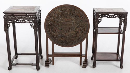 Three Chinese Hardwood Tables