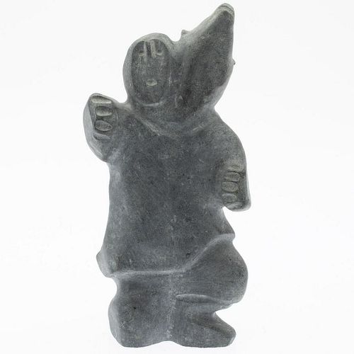 Willie Makjunik, Stone Figure with Bear Head