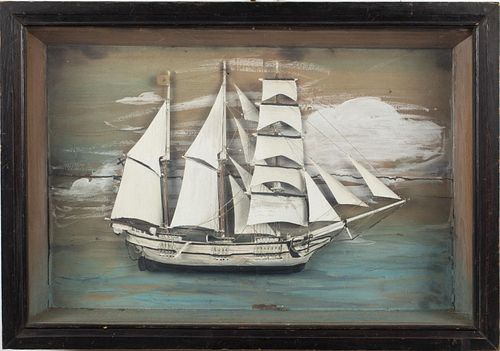 Ship Diorama, 19th Century