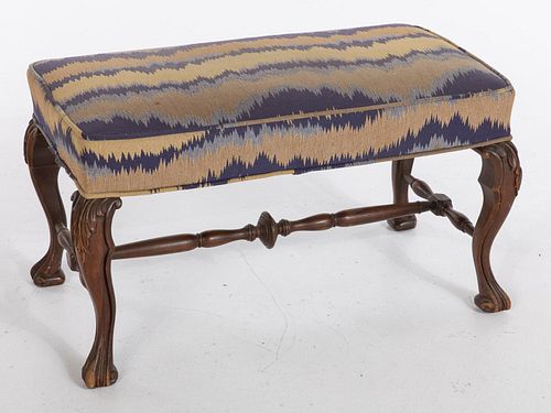 Spanish Style Upholstered Bench