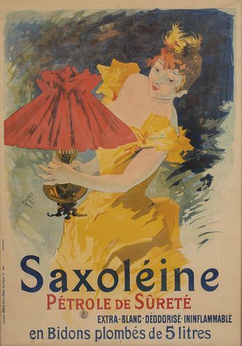Jules Cheret, Saxoleine, Color Lithograph