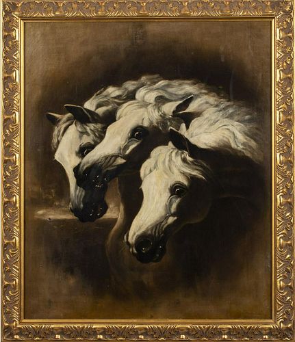 After John Herring, Pharaoh's Horses, Oil on Canvas
