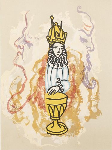 Salvador Dali, Prince of Cups, Lithograph