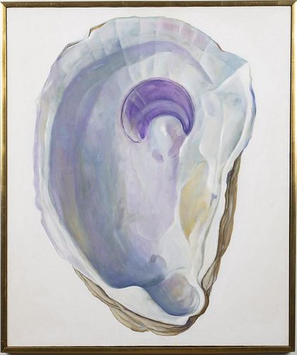 Unsigned, Oyster Shell, Oil on Canvas