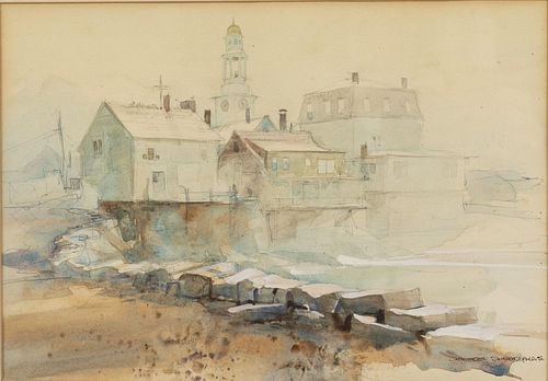 George Shedd, Sea Fogg, Watercolor