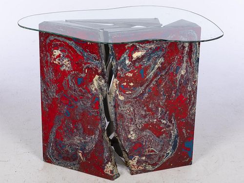John Bucci, Concrete, Resin, and Metal Table