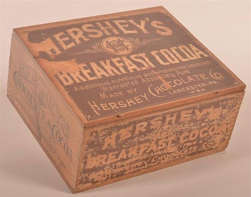 1890s Hersheys Cocoa Lancaster, PA Wood Box