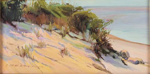 Laurie Keith Robinson, Tybee Dunes, Oil on Board